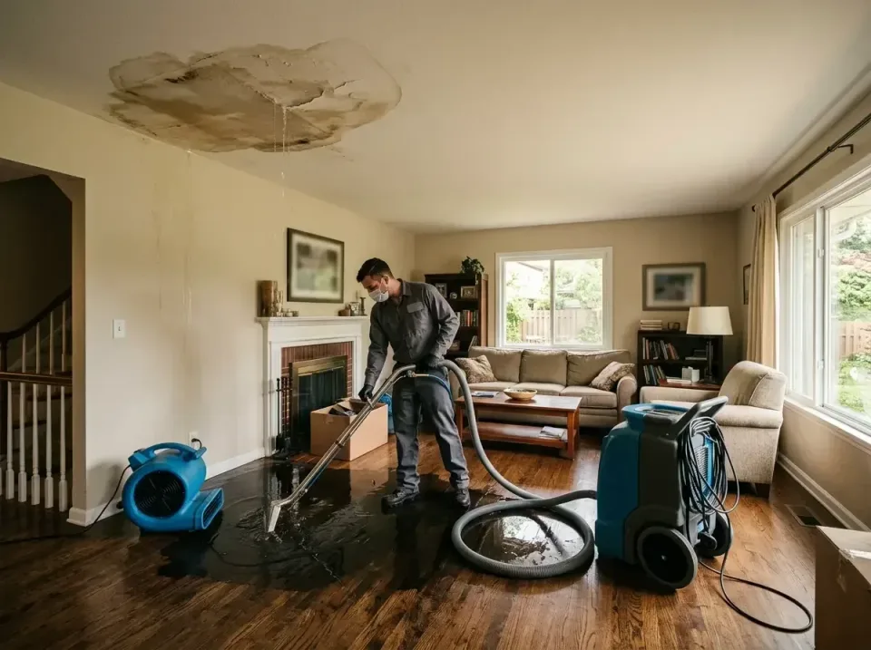 attic-pipe-burst-ceiling-drip-008 — frequently asked questions, Water Damage Restoration & Carpet Care in Suwanee, GA